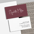 Buscar burgundy tarjetas de visita General y unisex