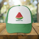 Buscar sandía camionero gorras Rojo