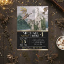 Buscar castillo medieval invitaciones Dragón