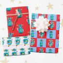 Buscar futurista papel de regalo Chico