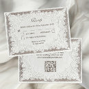 Buscar bordados tarjetas rsvp Elegante