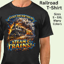 Buscar locomotoras de vapor camisetas Para él