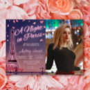 Buscar noche de la torre eiffel invitaciones Dulce dieciséis
