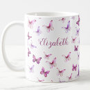 Buscar mariposas rosadas tazas Bonito