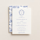 Buscar cresta invitaciones Vintage