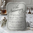 Buscar 25º plata boda aniversario invitaciones Para todos