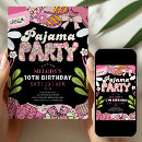 Buscar fiesta de pijamas invitaciones Niña