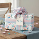 Buscar acuarela azul papel de regalo Rosa