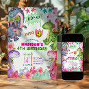 Buscar número cuatro invitaciones Niña