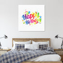 Buscar feliz cumpleaños lienzos Para todos