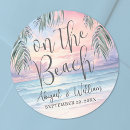 Buscar playa boda pegatinas Para todos