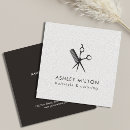 Buscar cabello tarjetas de visita Peluquera