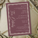 Buscar merlot invitaciones Minimalista