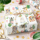 Buscar animales papel de regalo Fiesta de cumpleaños