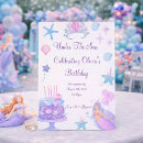 Buscar princesa y pirata invitaciones Bajo el mar