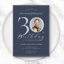 Buscar trigésimo formal invitaciones de cumpleaños Elegante