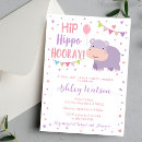 Buscar hipopótamos invitaciones Para ella
