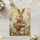 Buscar pascua antigua postales Conejito