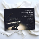 Buscar piano invitaciones Vintage