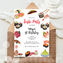 Buscar kawaii comida invitaciones Sashimi