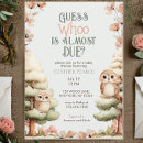 Buscar búho invitaciones Futura madre