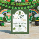 Buscar leprechaun afortunado Primer cumpleaños