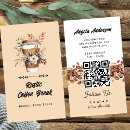 Buscar latte tarjetas de visita Elegante