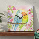 Buscar pintura romántica relojes de pared Flores