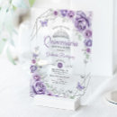 Buscar lila invitaciones Floral