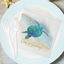 Buscar tortuga de mar verde servilletas Para todos