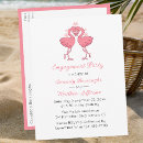 Buscar hawaiano fiesta compromiso invitaciones Playa