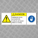 Buscar peligro pegatinas Negocio