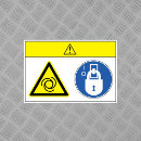 Buscar precaución pegatinas Peligro