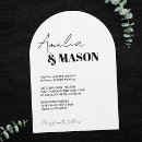 Buscar sofisticado boda invitaciones Tipografía