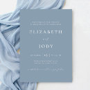 Buscar elegante simple boda invitaciones Sin foto