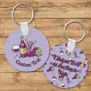 Buscar copa de vino llaveros Uvas