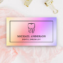 Buscar higiene oral tarjetas de visita Dientes