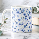 Buscar flor azul tazas Para todos