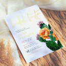 Buscar flores coloridas invitaciones Ducha de novia
