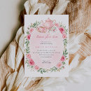 Buscar hora para el té invitaciones Floral