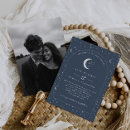 Buscar celestial invitaciones Luna y estrellas