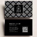 Buscar damasco tarjetas de visita Negro y blanco