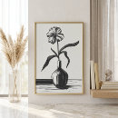Buscar dibujo lineal posters Floral