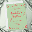 Buscar rojo y verde invitaciones Para todos