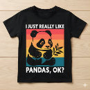 Buscar oso panda lindo camisetas Me encantan los pandas