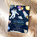 Buscar del espacio exterior invitaciones de cumpleaños Chico