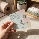 Buscar equilibrio espiritual tarjetas de visita Bienestar