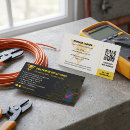 Buscar electricista comercial tarjetas de visita Construcción