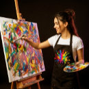 Buscar pintor delantales Artista