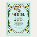 Buscar año del mono invitaciones Verde